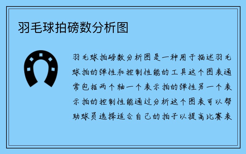 羽毛球拍磅数分析图